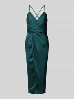 Vera Mont Elegante Gerimpelde Avondjurk Green Dames