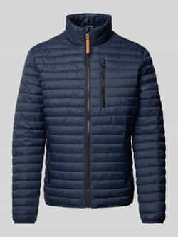 Camel active Regular fit gewatteerd jack met ritszakken