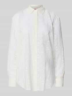 HUGO Oversized blouse van viscosemix model 'THE OVERSIZE SHIRT'