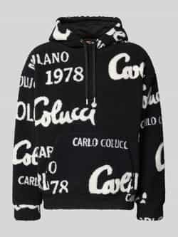 Carlo colucci Oversized hoodie met kangoeroezak