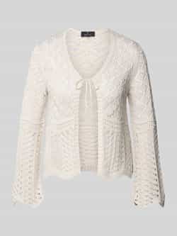 Monari Cardigan met gaatjesmotief