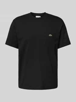 Lacoste T-shirt Chest Pocket Cotton T-Shirt Black