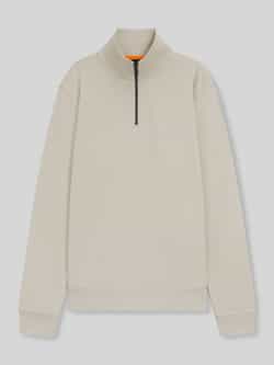 Boss Orange Sweatshirt Zetrust met een ritssluiting bij de kraag (1-delig)