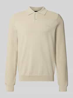 BOSS Green relaxed fit poloshirt met wol model 'KN_Momentum-X PL'