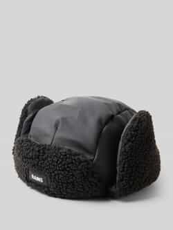 Rains Muts met voering van teddybont model 'Fleece Trapper'