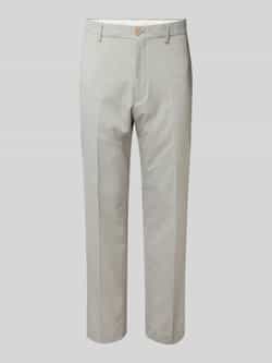 S.Oliver BLACK LABEL Regular fit pantalon van viscosemix met fijne geweven structuur