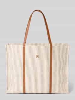 Tommy Hilfiger Draagtas TH PREMIUM BEACH LE TOTE dames handtas shopper schoudertas met strepen