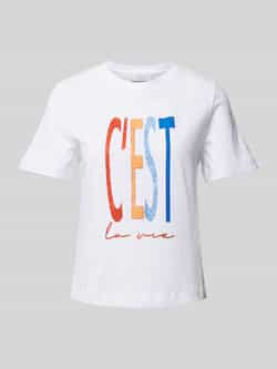 Rich & Royal T-shirt met siersteentjes