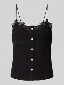 Only Slim fit top van katoenmix model 'LUKKA'