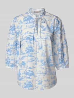 Christian Berg Woman Selection Regular fit blouse met druppelvormige hals