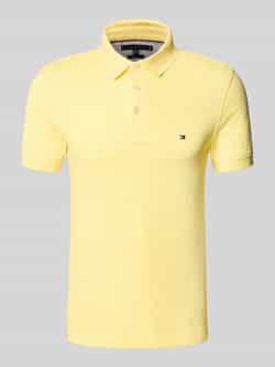 Tommy Hilfiger Slim fit poloshirt van een mix van katoen en elastaan
