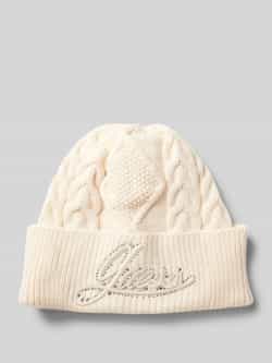 Guess Beanie met labelstitching model 'ROSELYN'