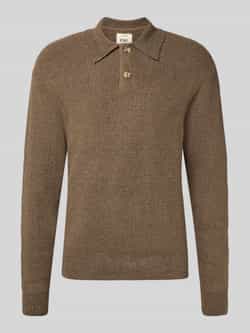 Redefined Rebel Gebreide pullover met polokraag model 'NIXON'