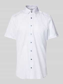 OLYMP Level Five Slim fit zakelijk overhemd met all-over motief