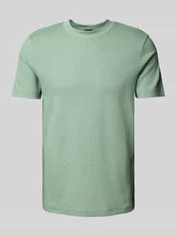 JOOP! Collection T-shirt met geribde ronde hals model 'Brandon'