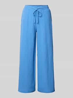 Christian Berg Woman Wide leg stoffen broek in verkorte pasvorm