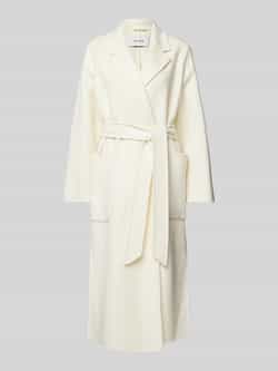 Ivy Oak Lange jas met strikceintuur model 'CELIA'
