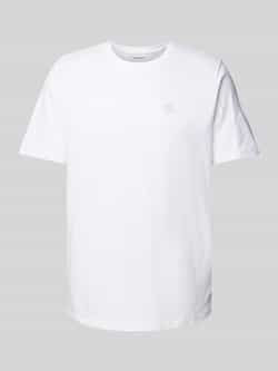 Knowledge Cotton Apparel T-shirt met labelpatch