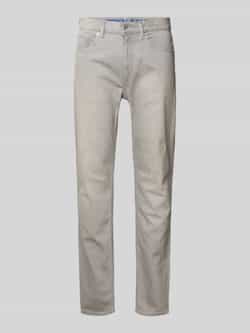 slim fit jeans van katoenmix model 'ASH'