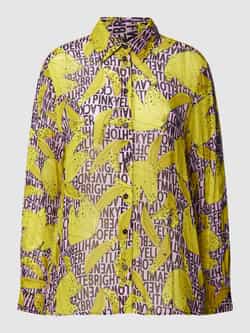 Marc Cain Viscose blouse met print Losse pasvorm Multicolor Dames