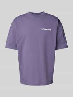 Multiply Apparel Oversized T-shirt met labelprint
