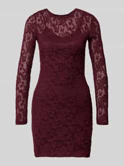 Only Getailleerde mini-jurk met kantdetail model 'BLAISE'