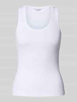 Tom Tailor Denim Slim fit tanktop van katoenmix