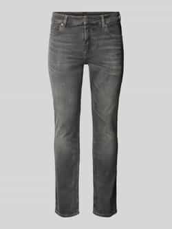 Boss Orange Slim fit jeans DELAWARE BO met lederen boss badge