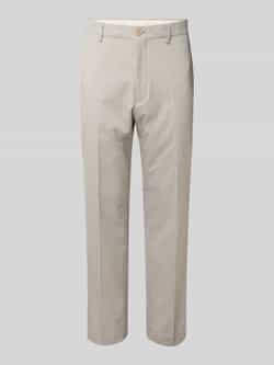 S.Oliver BLACK LABEL Regular fit pantalon van viscosemix met fijne geweven structuur