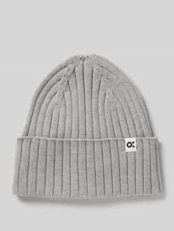 Opus Beanie met labeldetail model 'Adela'