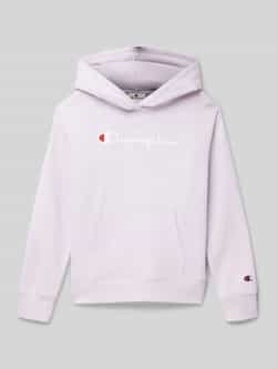 Champion Hoodie met labelstitching