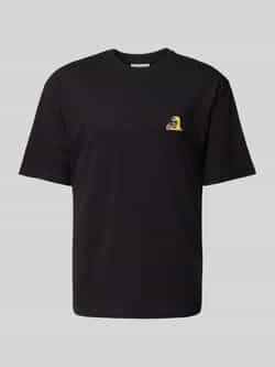 REVIEW T-shirt met motiefstitching