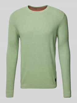 Tom Tailor Regular fit gebreide pullover van zuiver katoen