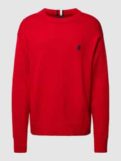 Tommy Hilfiger Gebreide pullover met labelstitching