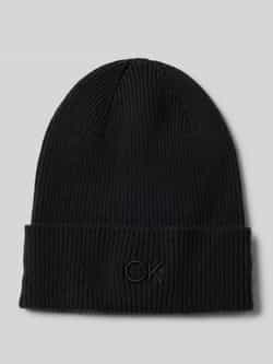 Calvin Klein Jeans Muts CK EMBROIDERY FINE RIB BEANIE K60K612590