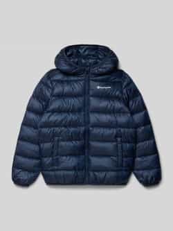Champion Regular fit gewatteerd jack met logoprint model 'Outdoor'