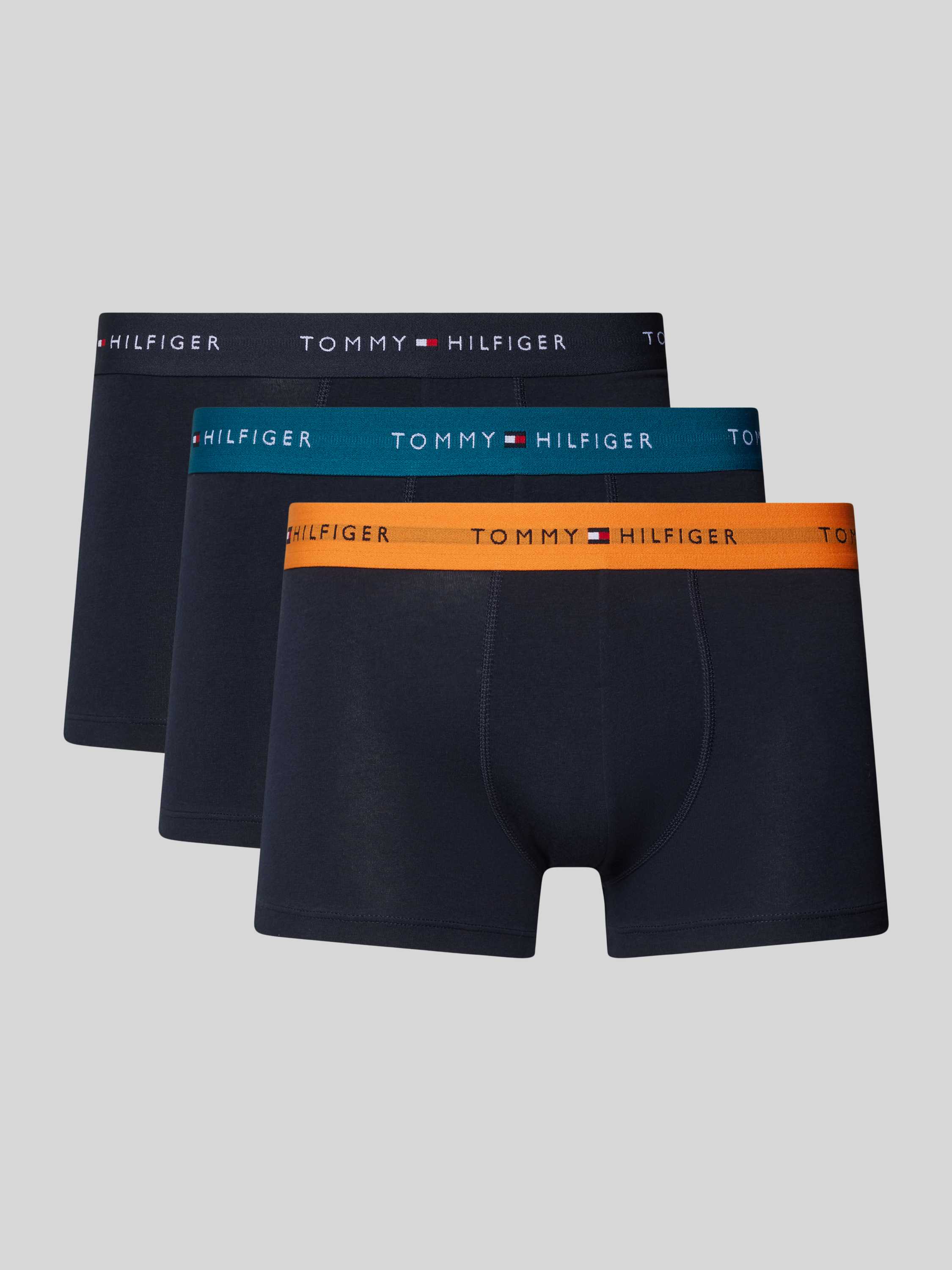 Tommy Hilfiger Boxershort met elastische band met logo in een set van 3 stuks