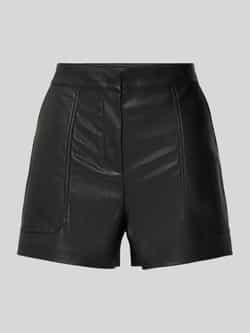 Only Regular fit korte broek in kunstleerlook model 'TRICIA'