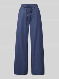 Emily Van den Bergh Wide fit stoffen broek met elastische band
