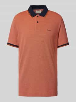 Gant Slim fit poloshirt met labelstitching