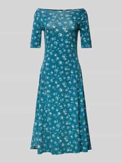 Lauren Ralph Lauren Midi-jurk met boothals model 'MUNZIE'