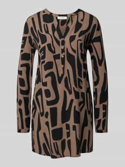 Christian Berg Woman Lange blouse met V-hals