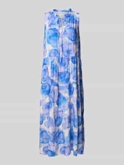 ZABAIONE Midi-jurk van viscose in laagjeslook
