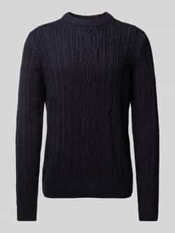 Jack & Jones Premium Gebreide pullover met ribboorden model 'BLUDIOGO'
