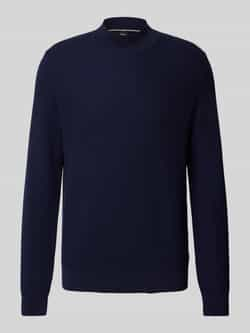 Boss Gebreide pullover met structuurmotief model 'Derano'