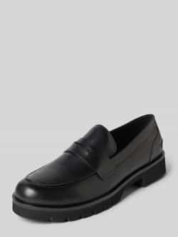 Högl Loafers van leer met profielzool
