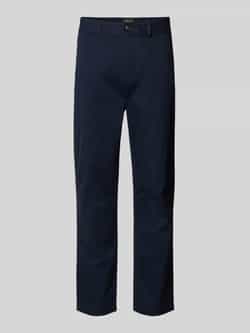 Scotch & Soda Straight leg chino met achterzakken model 'Drift'