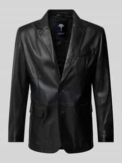 JOOP! Collection Leren colbert met reverskraag model 'Baz'