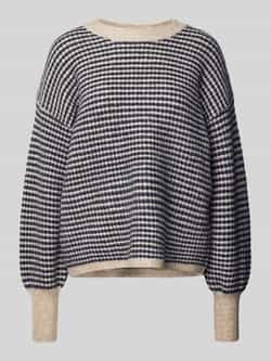 Kaffe Gebreide pullover met ribboorden model 'ellery'