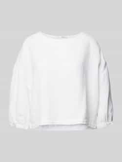 Christian Berg Woman Relaxed fit linnen blouse met 3 4-mouwen